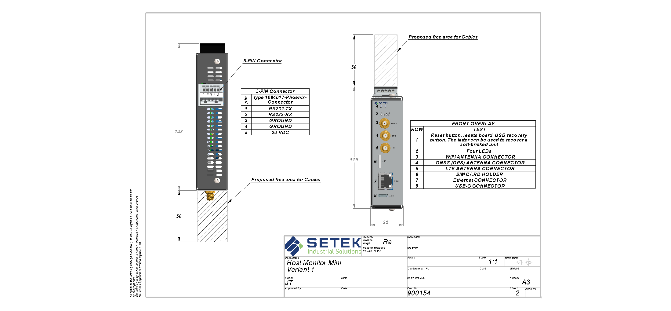 Connectors and buttons2