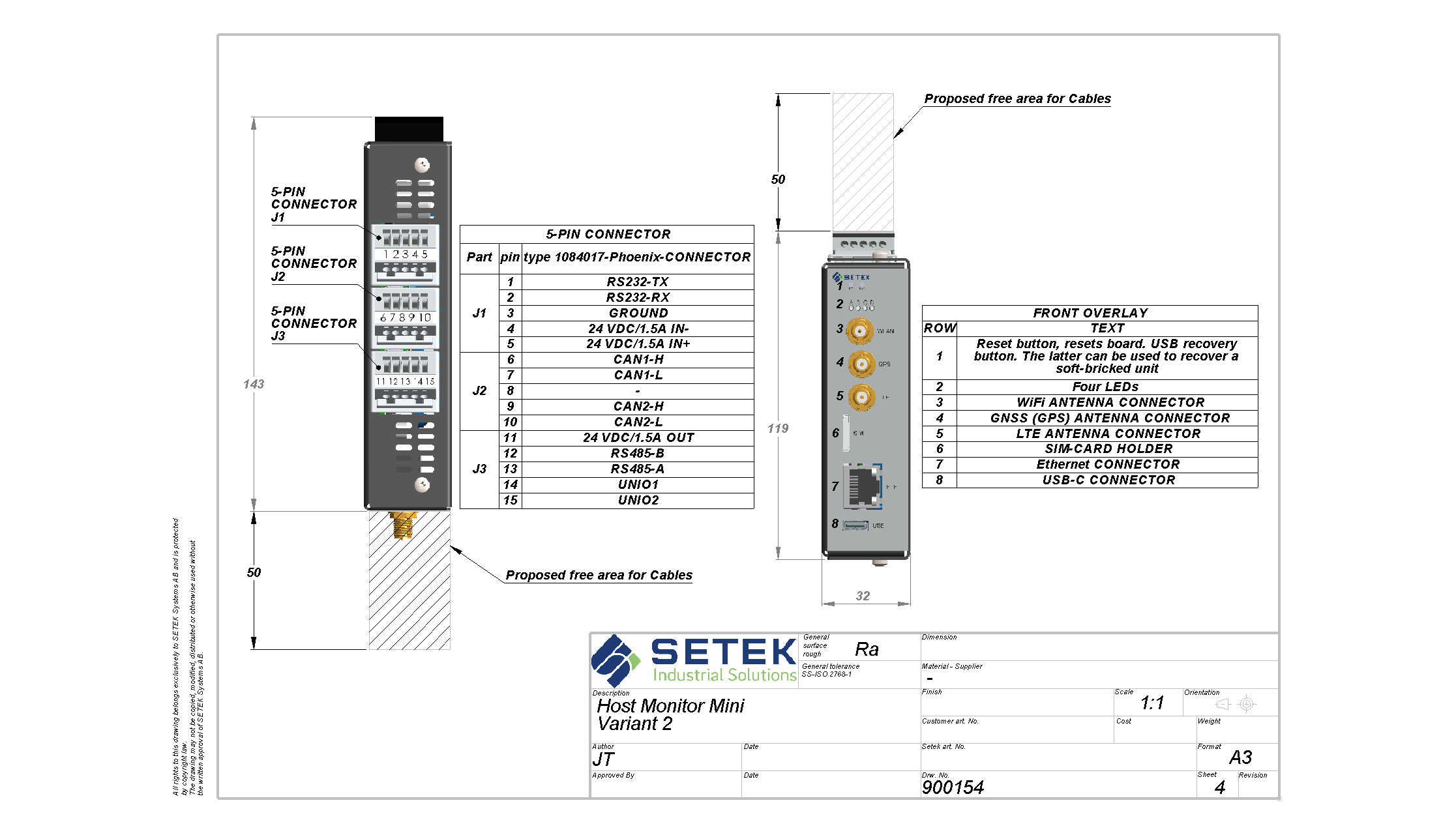 Connectors and buttons2
